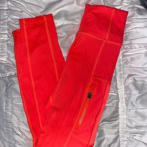 Fabletics trinity high waisted neon leggings